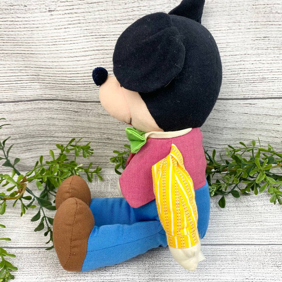 VINTAGE 1970's Mickey Mouse Plush Doll - Picture 6 of 10